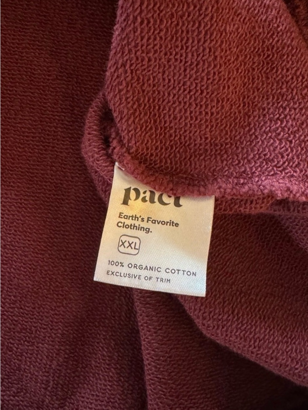 Pact Women's Pullover open Neck
Hoodie Sweatshirt xxl - Picture 5 of 7